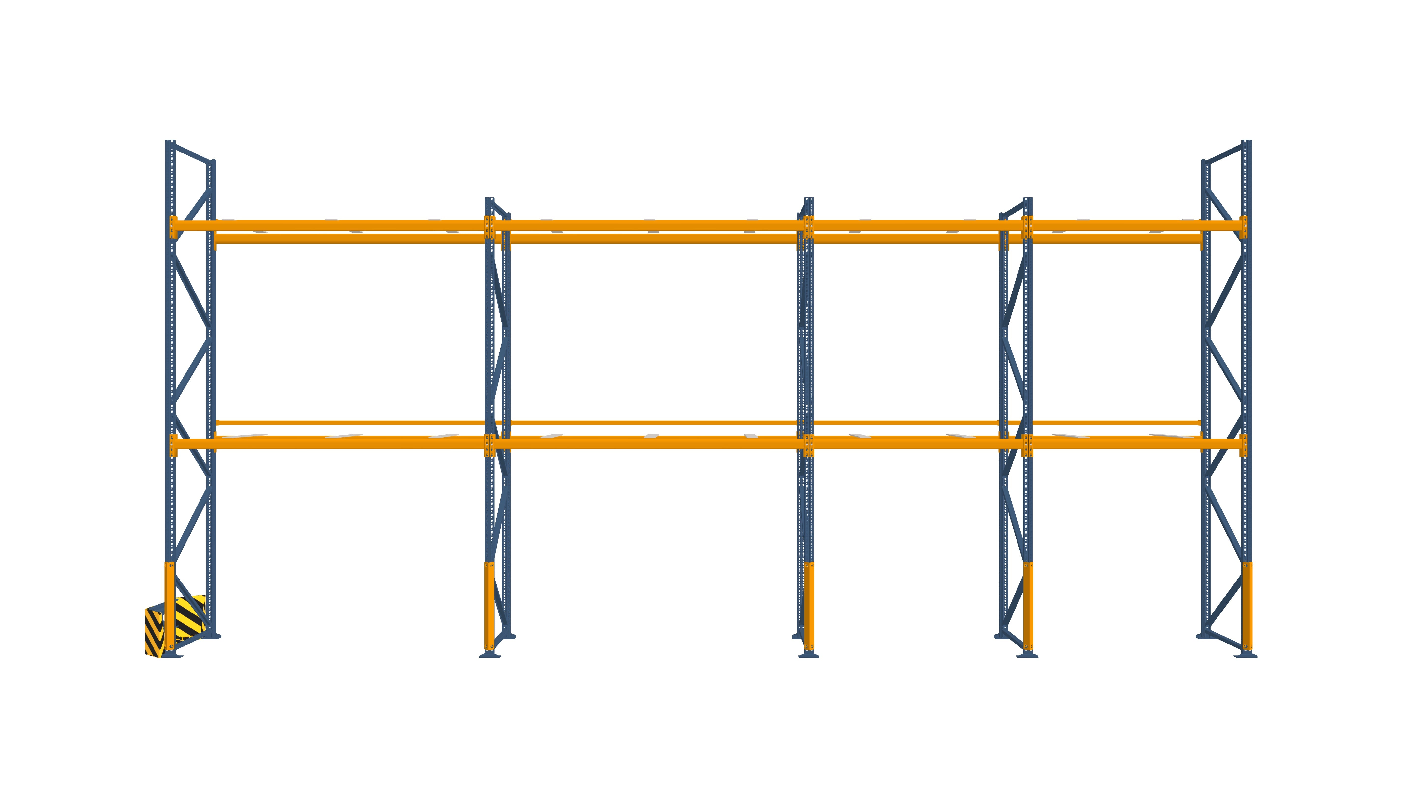 Konfiguration vom 17.12.2025 - 9.75 m x 4.00 m für 30 Paletten mit 600 kg