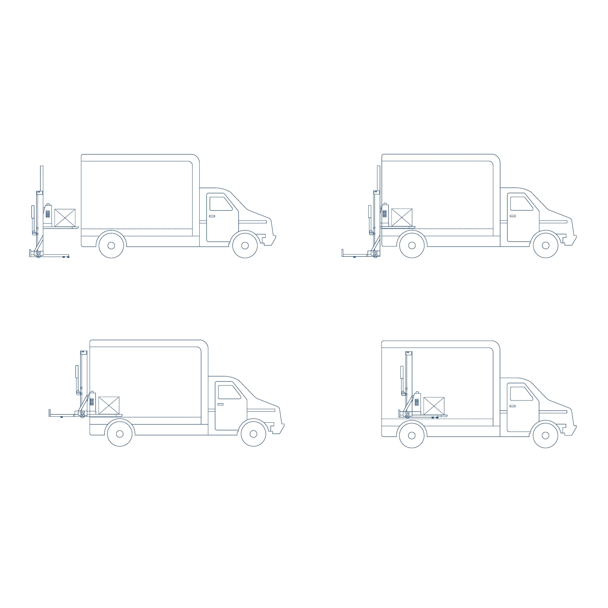 Selbstverladender Elektro-Mitnahmestapler TRUCKGO