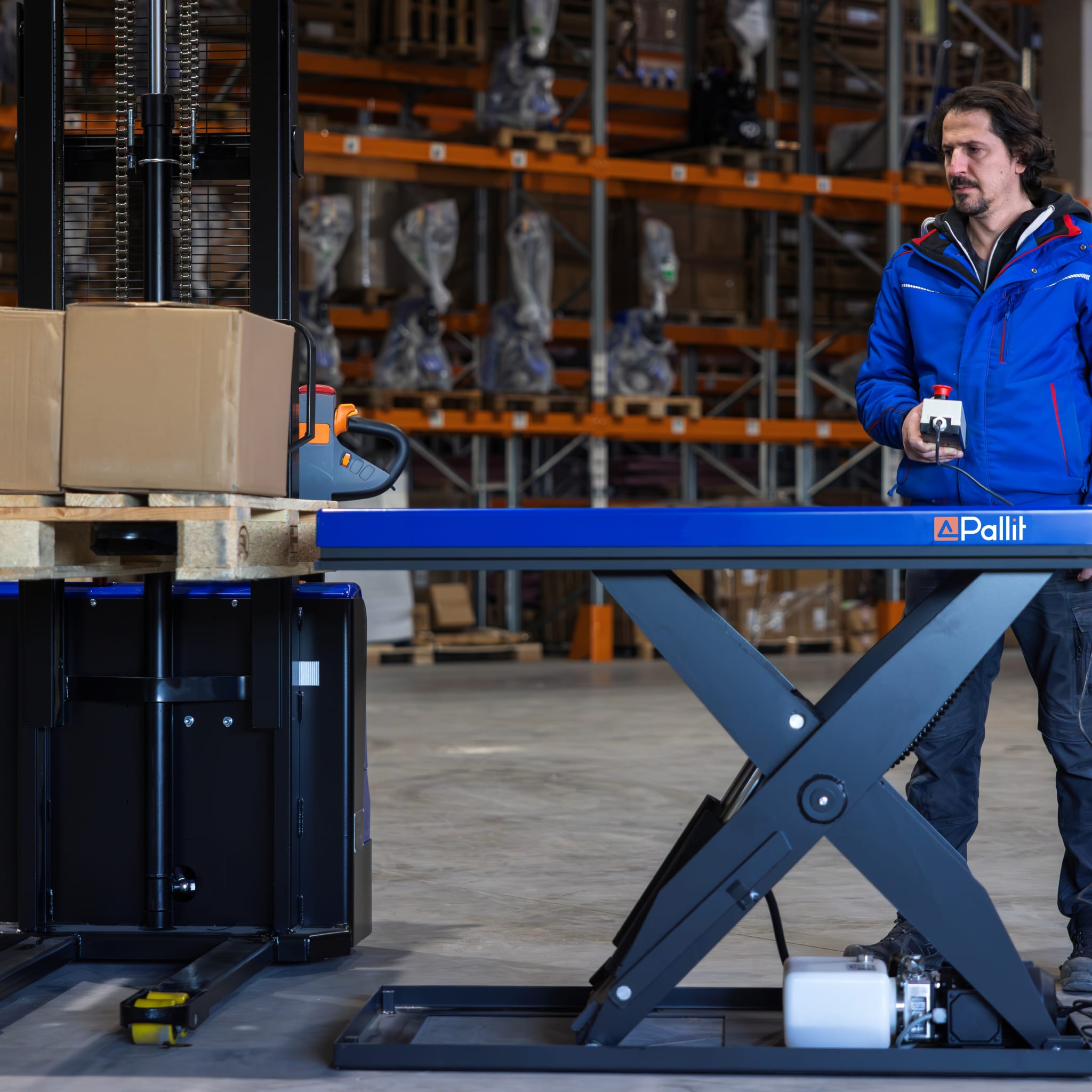 Stationary Electric Scissor Lift TABLE