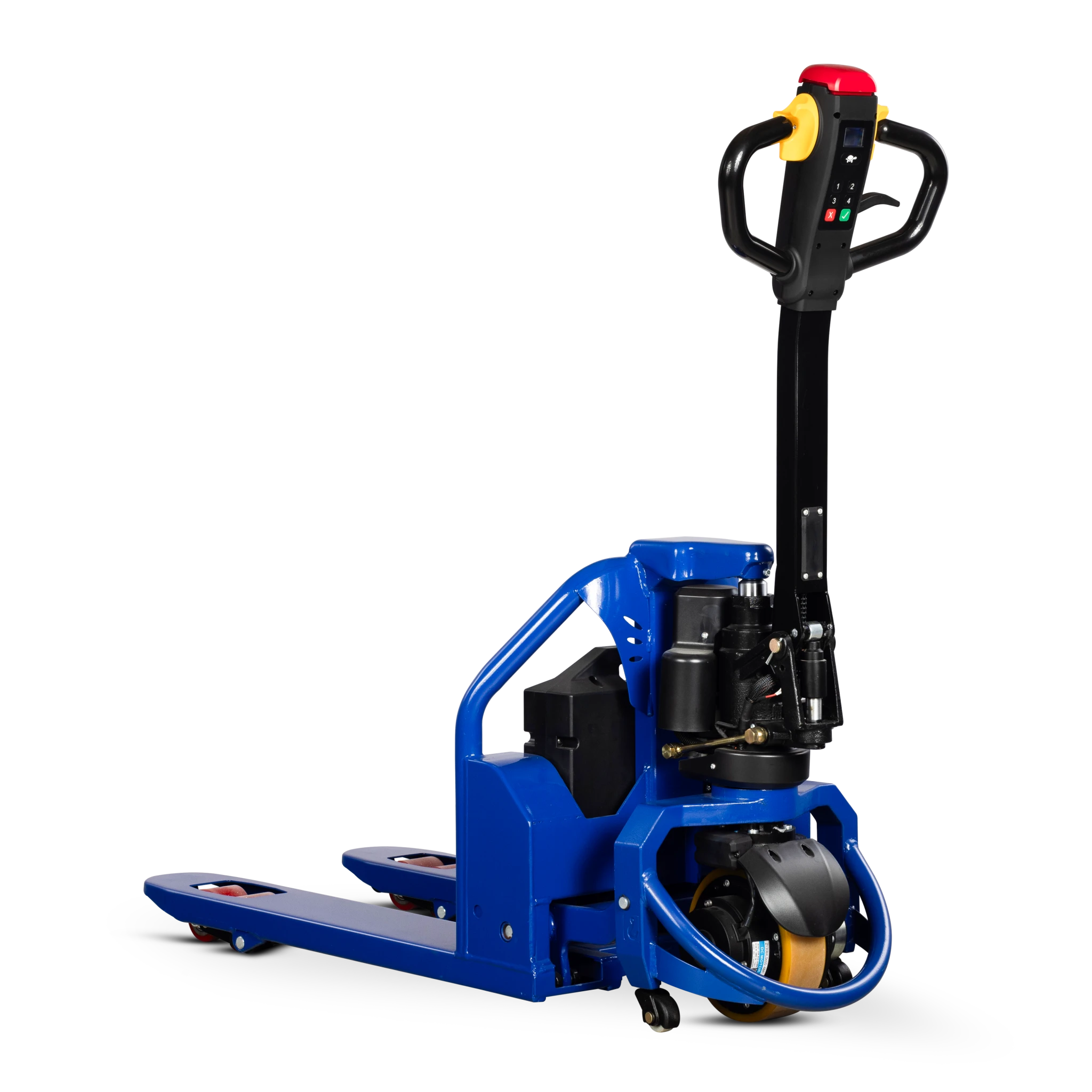 Short electric pallet truck FLEXIBLE-M with 800 mm forks