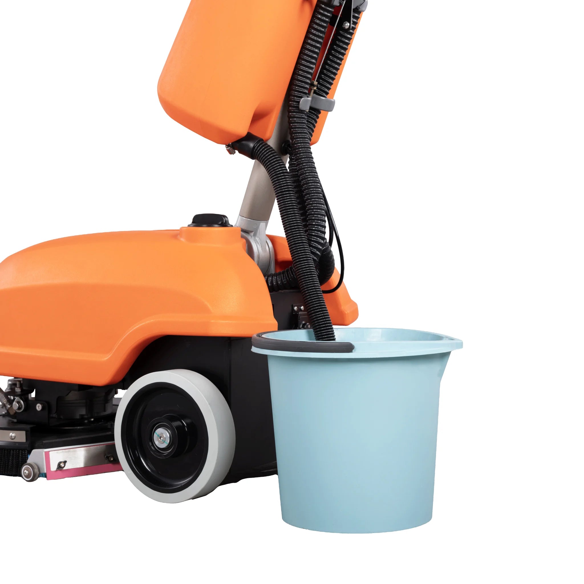 Kleine Scheuersaugmaschine SCRUBBER-XS mit 380 mm Bürsten