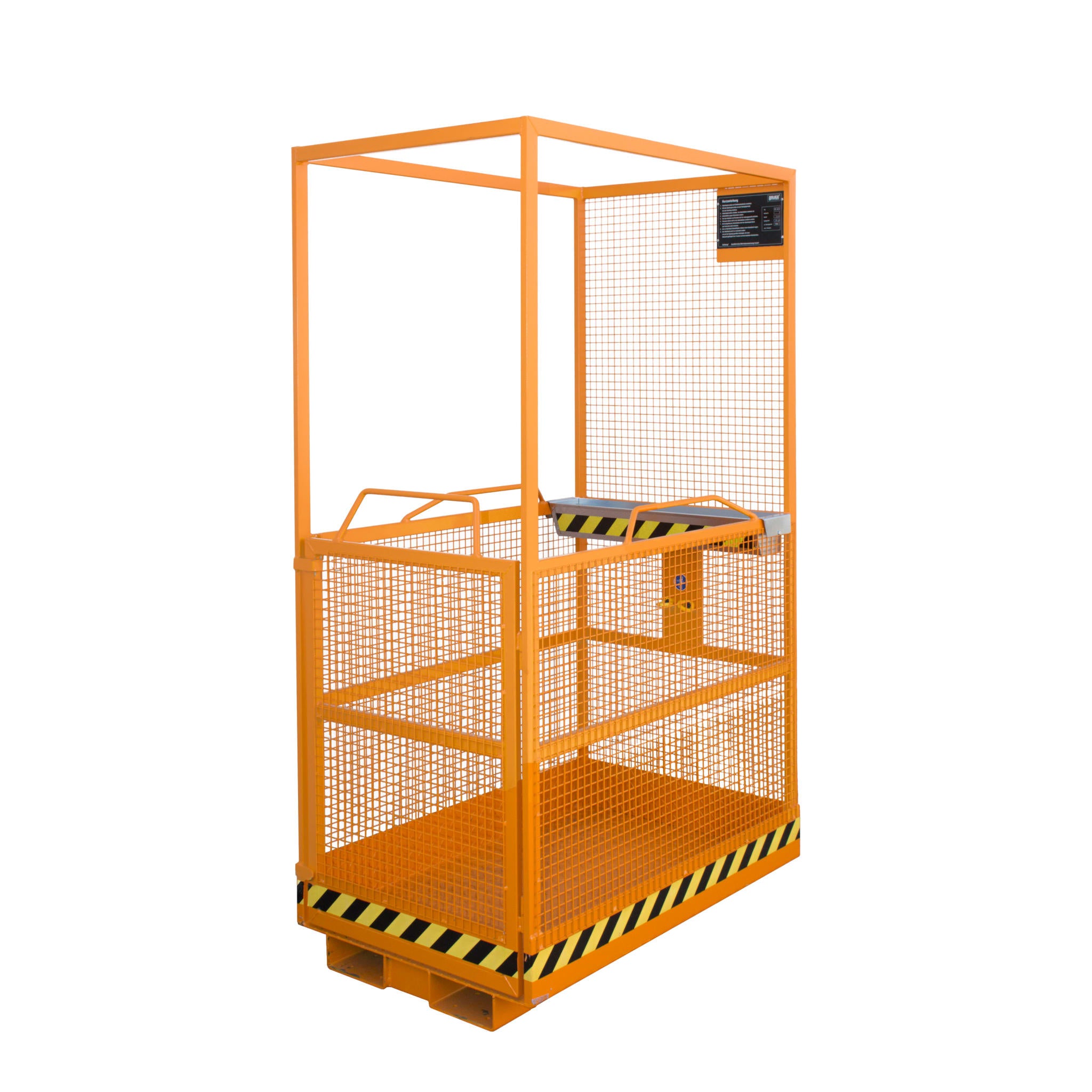 Forklift cage for Austria for mounting on the narrow side from Bauer (MB-A/L)