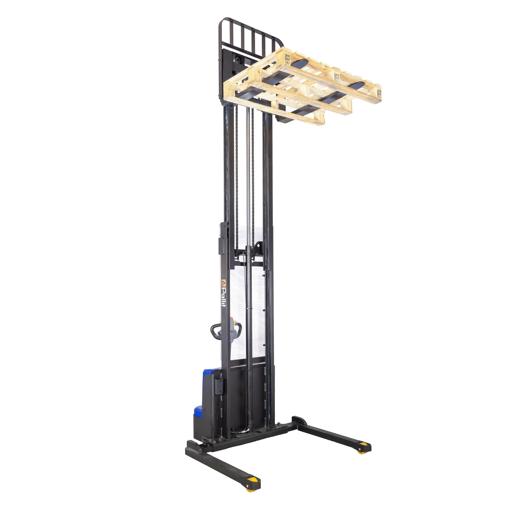 Wide-gauge electric pallet stacker BROAD