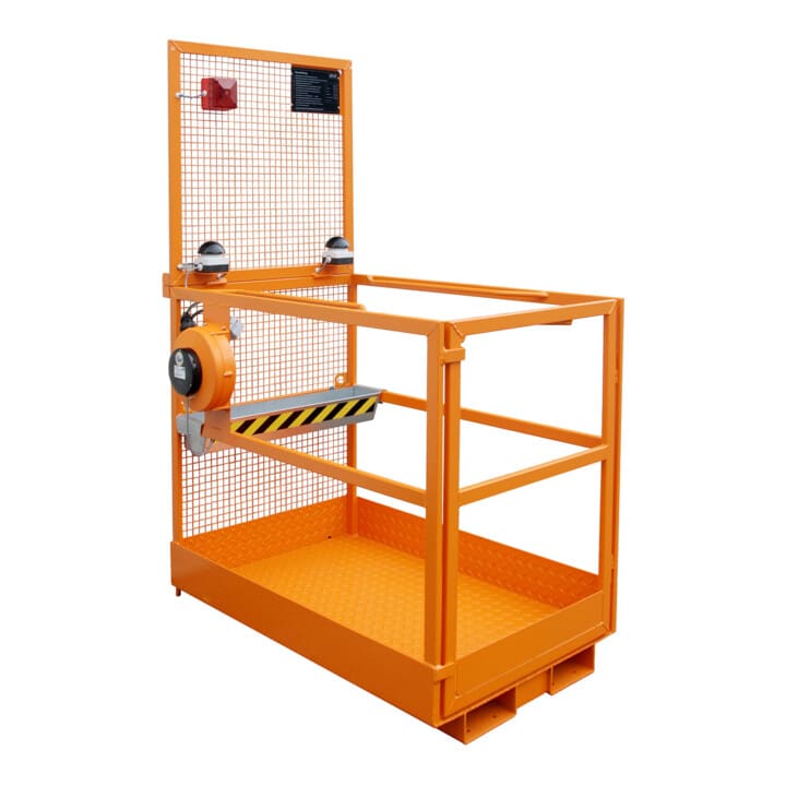 Stapler-Arbeitskorb zur Aufnahme an der schmalen Seite von Bauer (MB-ST/L)