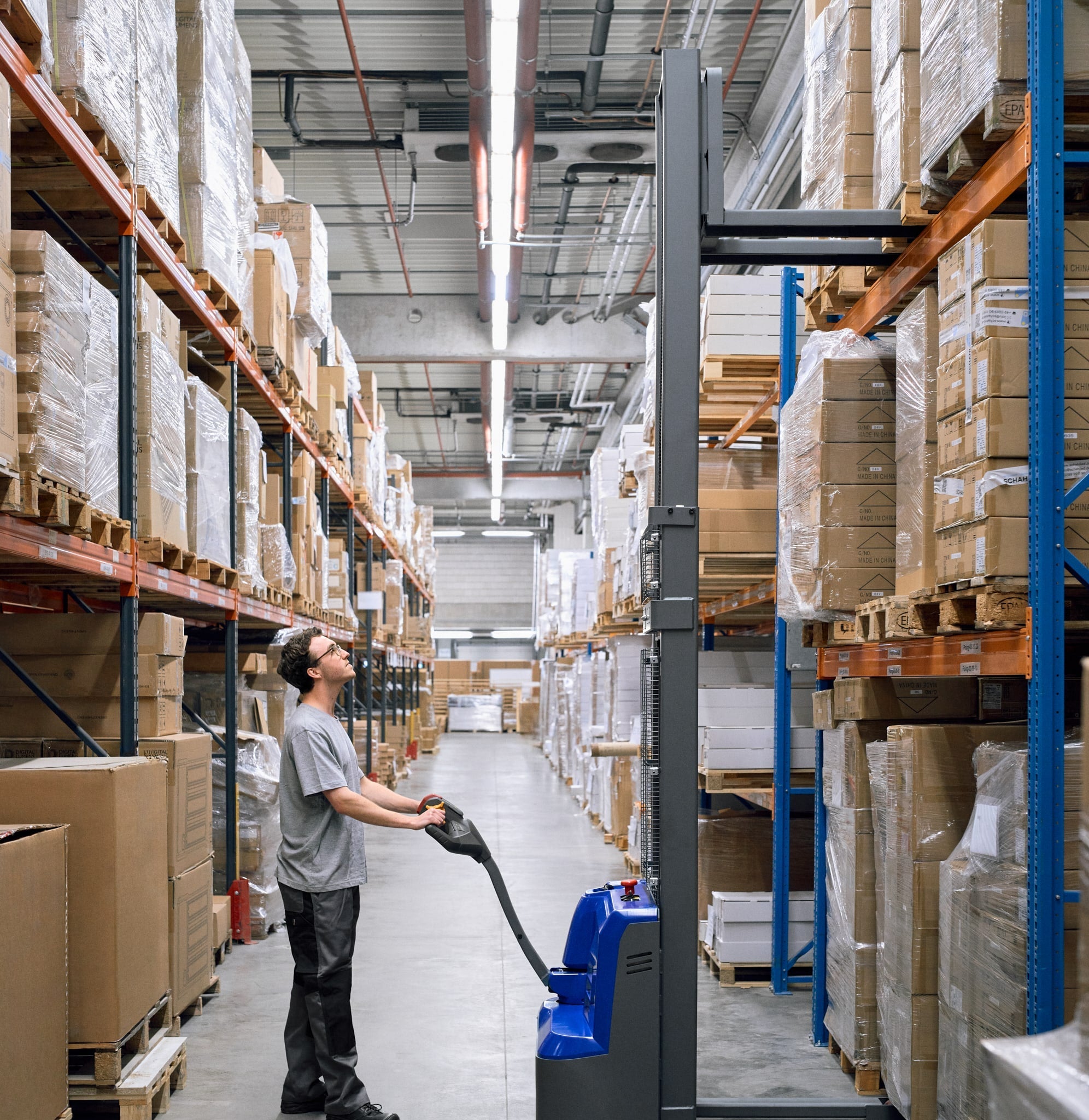 Used electric high lift truck SMART-S for 1200kg