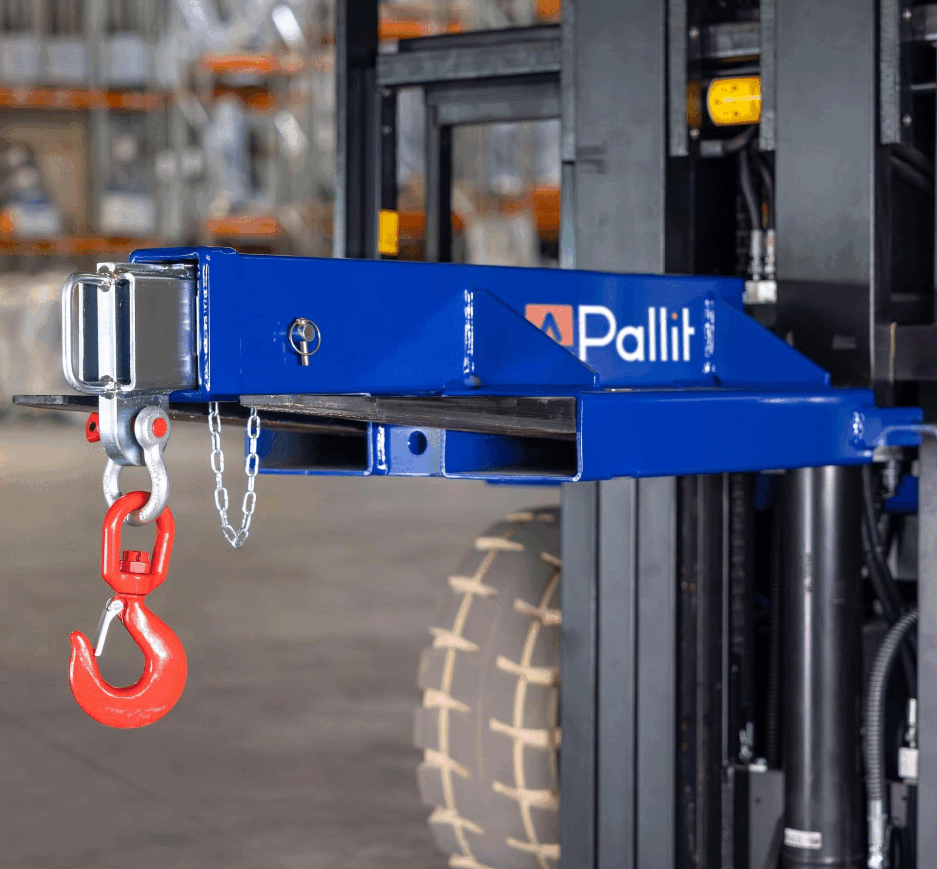 Staplerkranarm JIB-S mit 1905 mm Teleskoplastarm