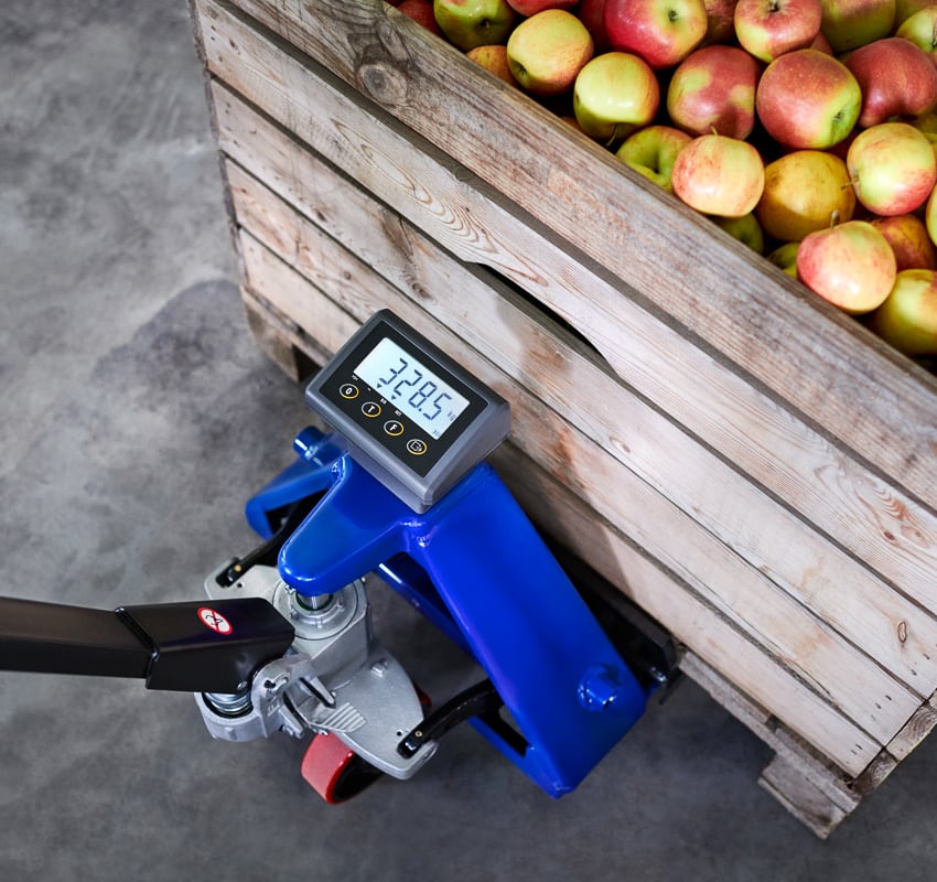pallet truck with scales and printer 9
